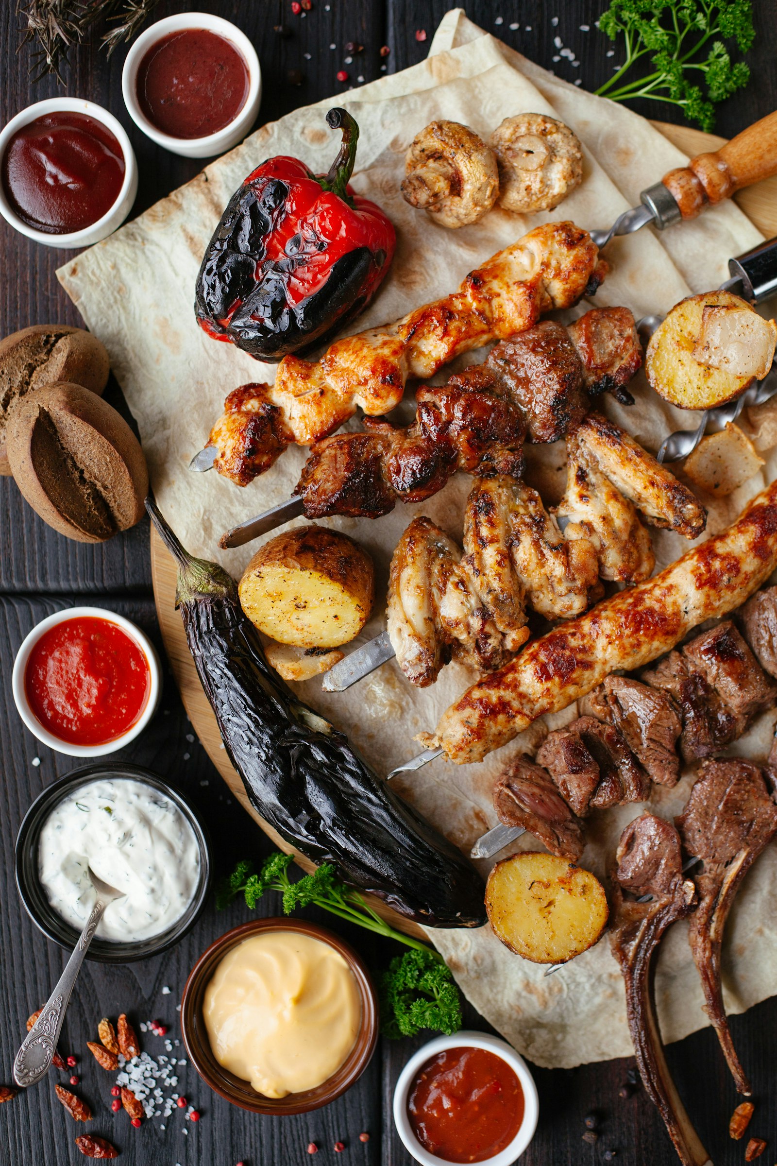 Tikka platter