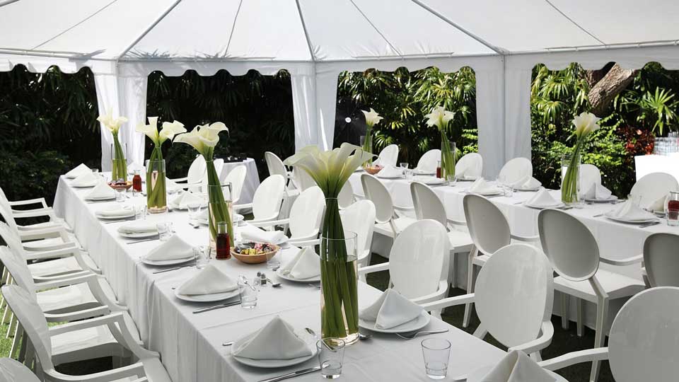 Corporate event setup